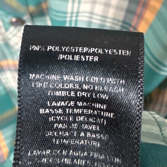 Kuhl Green and Orange Casual Button Down Shirt - Picture 9 of 11